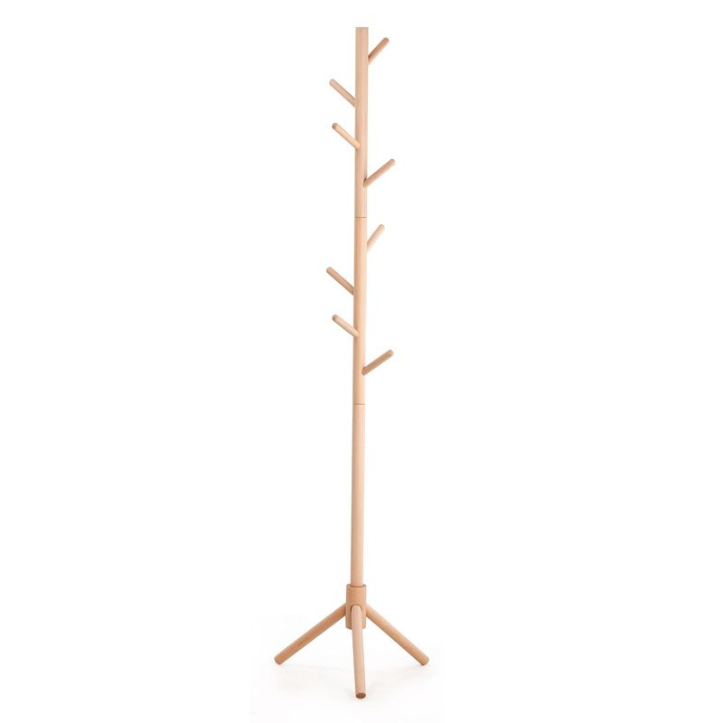 PERCHERO DE PIE MADERA MADERA 174,5X42X42CM