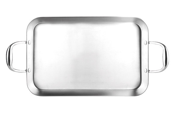 GRILL RECTANGULAR TRIPLY NATURAL 38X25CM