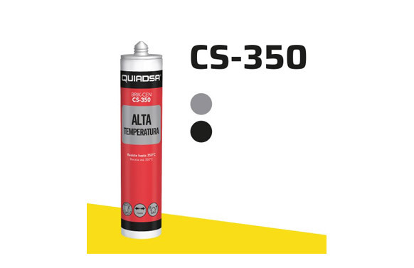 SILICONA ALTA TEMPERATURA CS-350 290 ML NEGRO