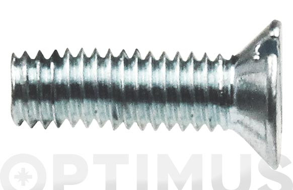 TORNILLO DIN 963 CABEZA PLANA CINCADO M-4 X 25 MM 1000UDS