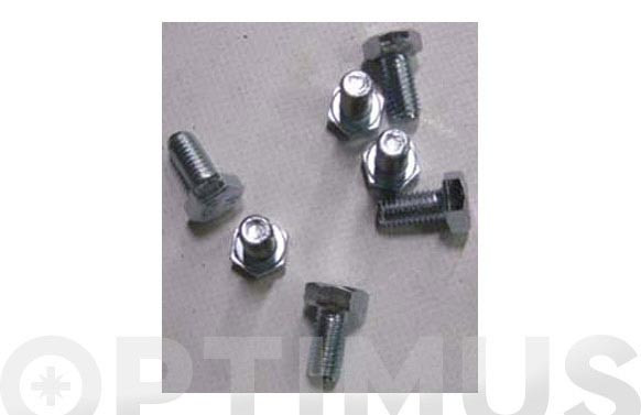 TORNILLO ESTANTERIA CON TUERCA + 2 ARANDELAS 8 X 16 CINCADO 200UDS