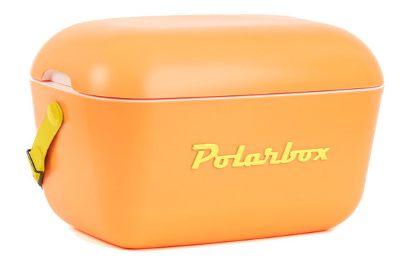 NEVERA RIGIDA RETRO POLAR BOX 12L NARANJA-AMARILLO POP