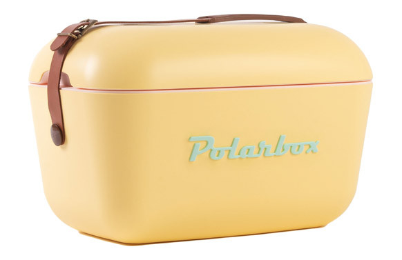 NEVERA RIGIDA RETRO POLAR BOX 12L AMARILLO CLASSIC