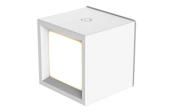 LAMPARA PARED INTERIOR CUADRADA INALAMBRICO BLANCA BOX 8 300LM 3000K IP20