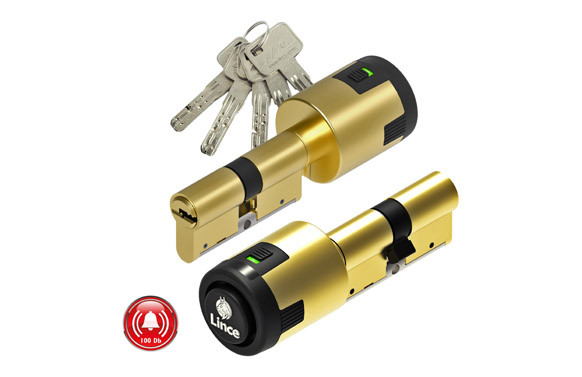 CILINDRO C6 CON ALARMA ALTA SEGURIDAD LEVA LARGA 40-30 LATON 5 LLAVES XL