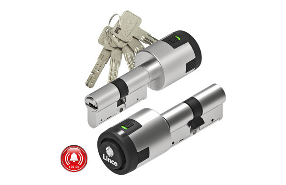 CILINDRO C6 CON ALARMA ALTA SEGURIDAD LEVA LARGA 40-30 NIQUEL 5 LLAVES XL