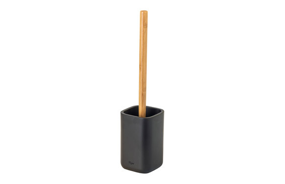 ESCOBILLERO WC ZENSE BAMBU NEGRO