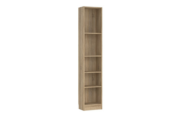 ESTANTERIA 203X40,6X27 CM ANETO ROBLE