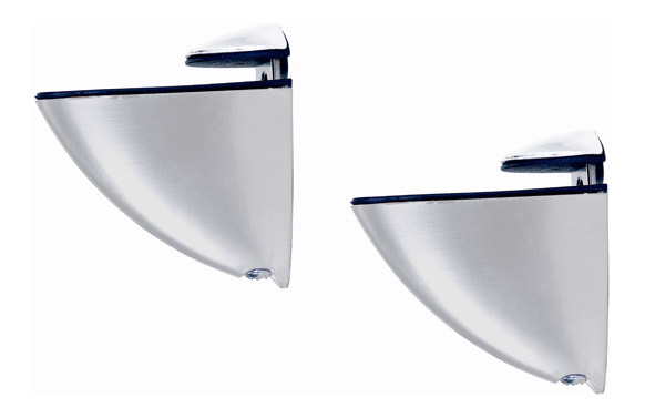 SOPORTE ESTANTE CLIP BLANCO 2UDS