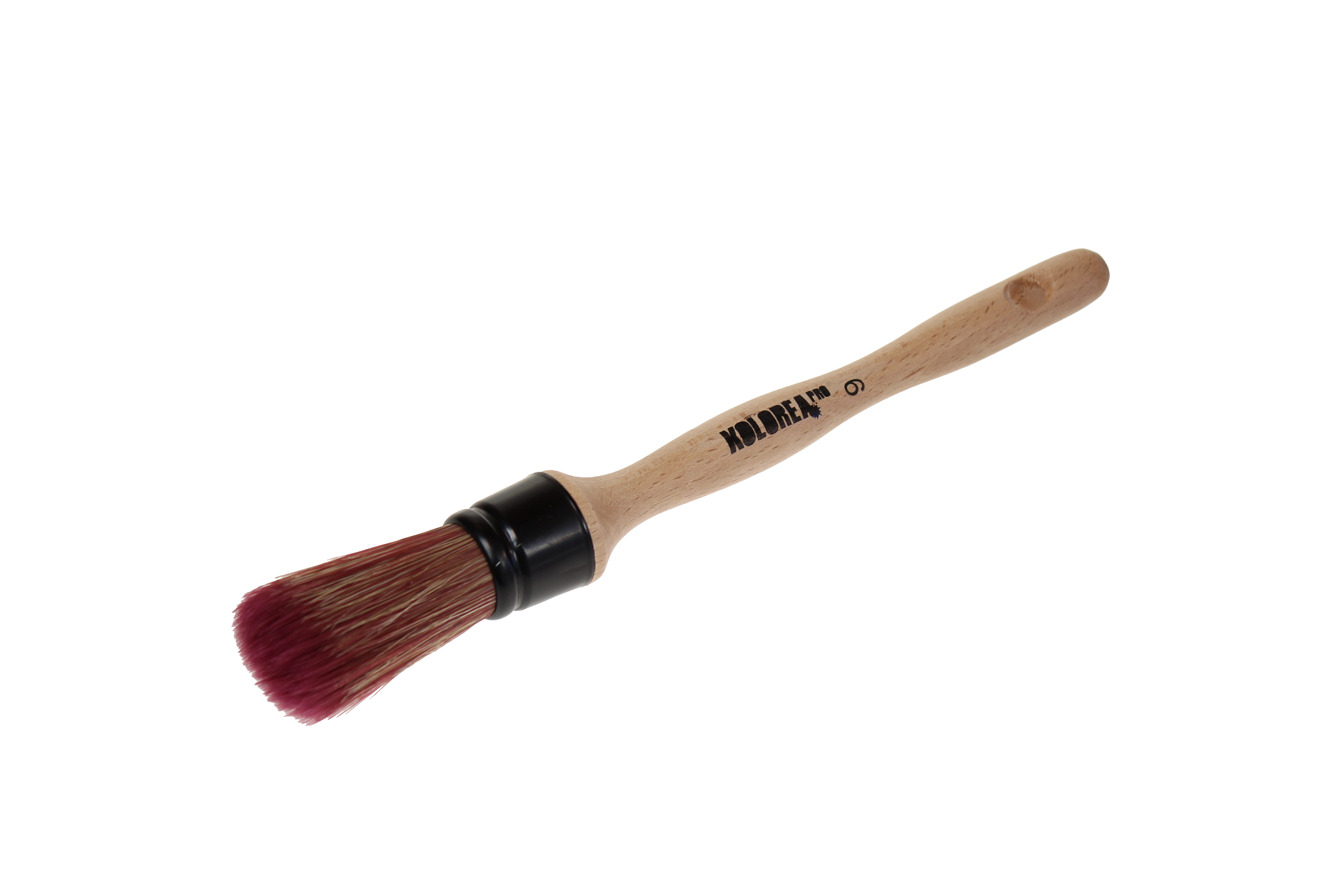 BROCHA VIROLA NEGRA PRO CERDA MIXTA NATURAL Nº6 31MM