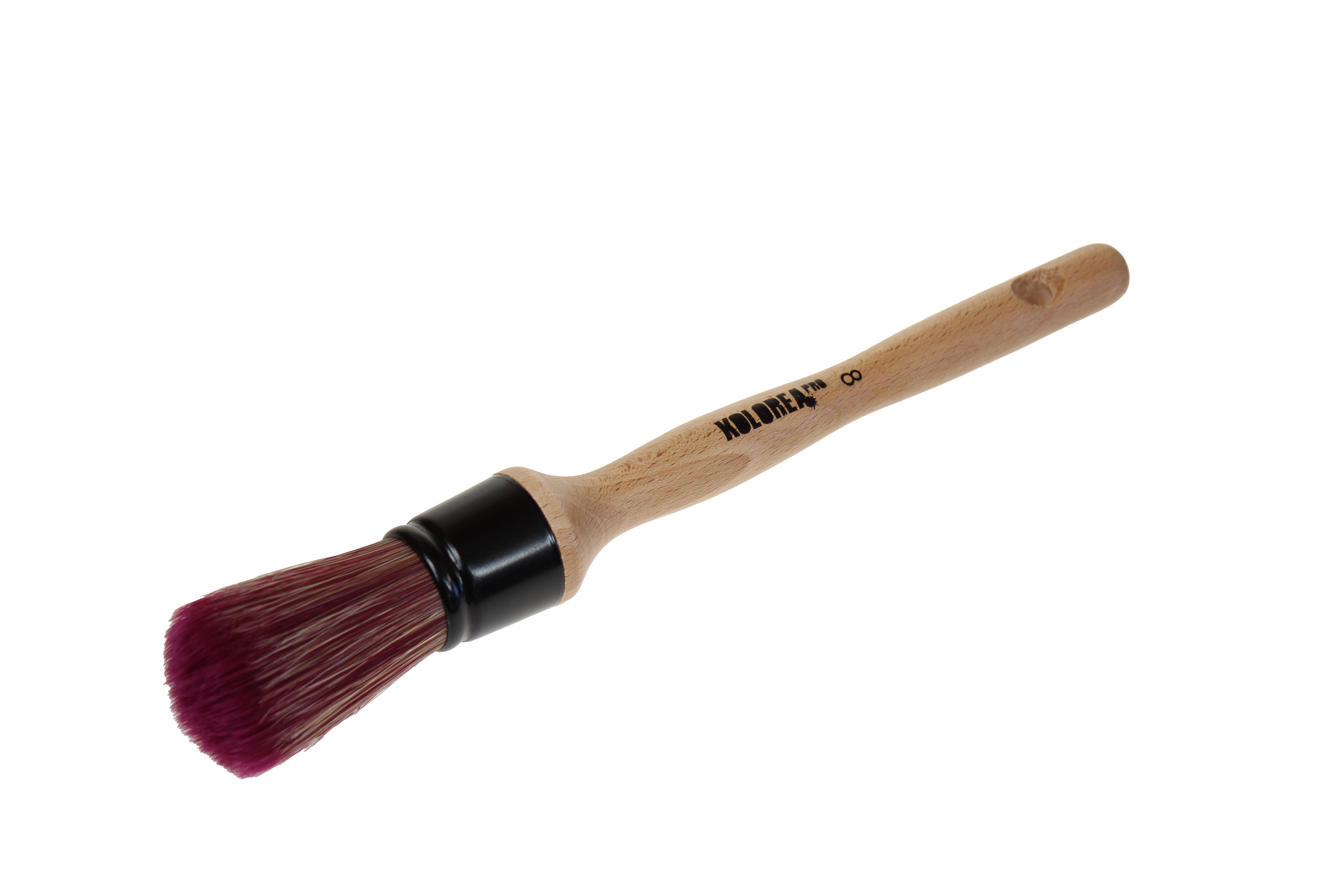 BROCHA VIROLA NEGRA PRO CERDA MIXTA NATURAL Nº8 36MM