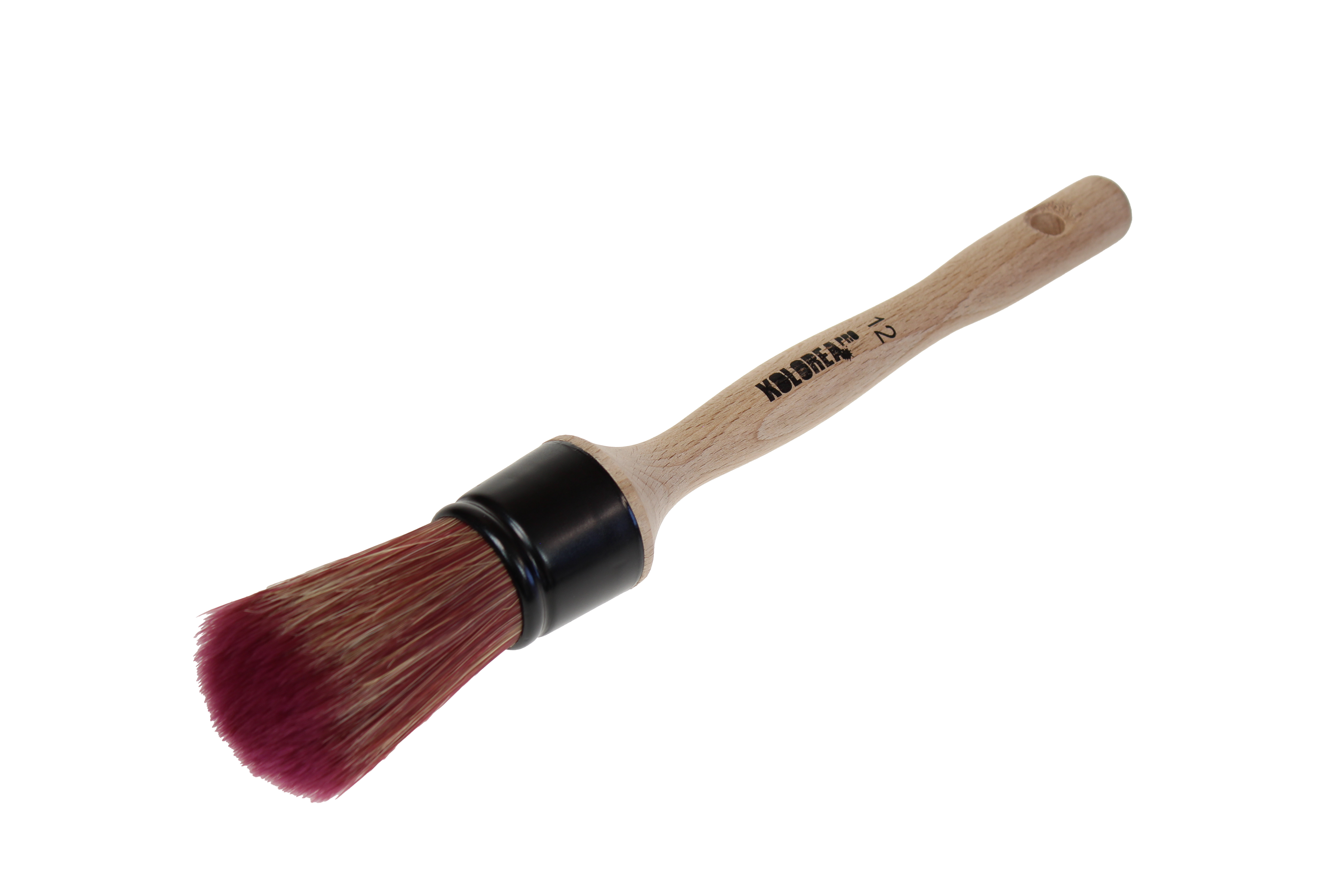 BROCHA VIROLA NEGRA PRO CERDA MIXTA NATURAL Nº12 43MM