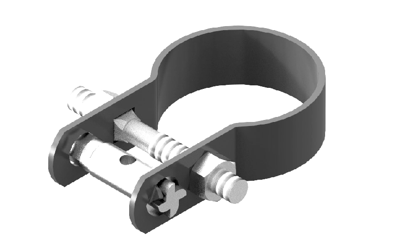 ABRAZADERA TENSOR CINCADA MONTADA Ø48MM 25UDS