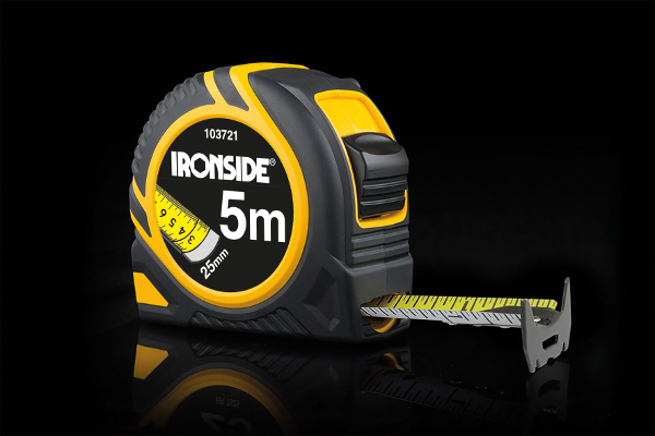 FLEXOMETRO BIMATERIAL 5 M X 25 MM
