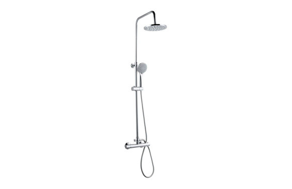 COLUMNA DUCHA TERMOSTATICA MOD. PACIFIC ROCIADOR REDONDO