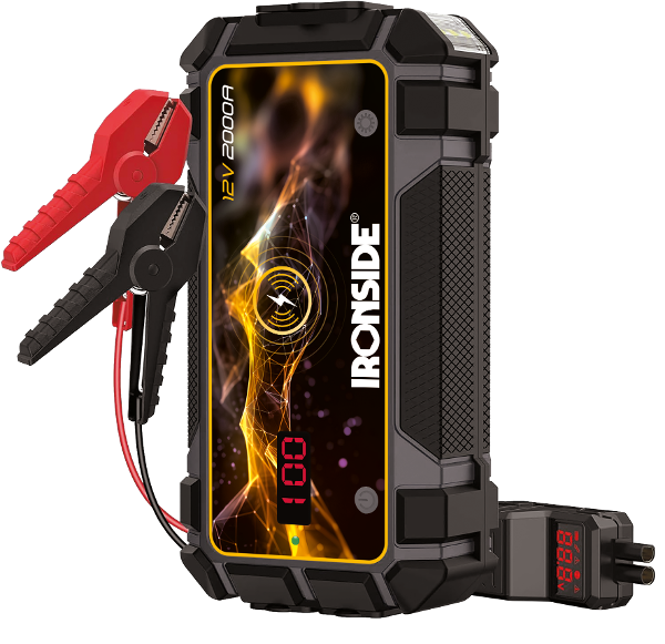 ARRANCADOR BATERIA COCHE JUMP STARTER POWER BANK 12000MAH