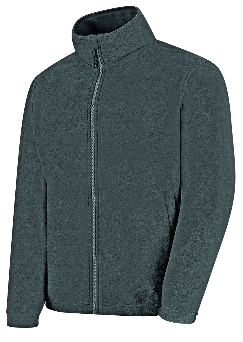 POLAR CREMALLERA COMPLETA QUETZAL 280 GR GRIS TALLA M
