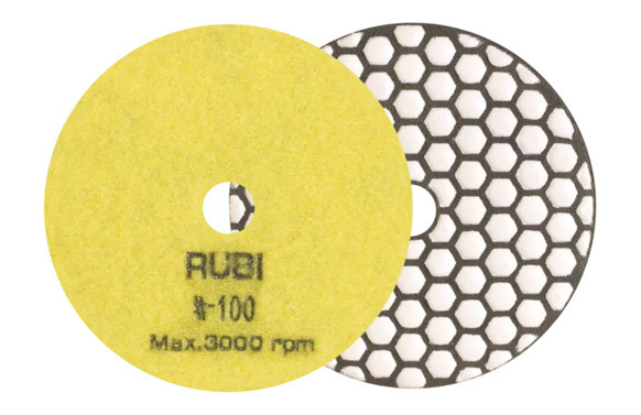 DISCO PULIDO FLEXIBLE DIAMANTADO SECO Ø 100 MM GR.100