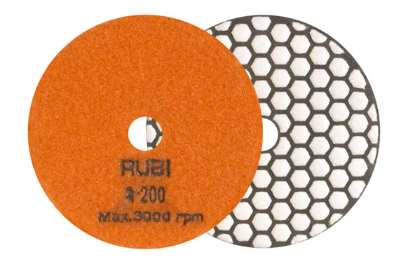 DISCO PULIDO FLEXIBLE DIAMANTADO SECO Ø 100 MM GR.200