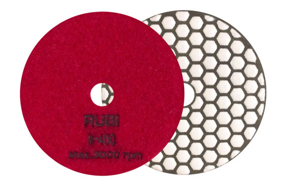 DISCO PULIDO FLEXIBLE DIAMANTADO SECO Ø 100 MM GR.400