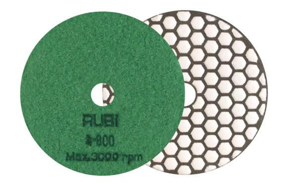 DISCO PULIDO FLEXIBLE DIAMANTADO SECO Ø 100 MM GR.800
