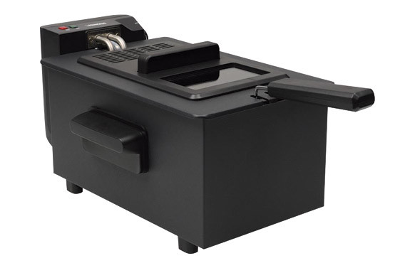 FREIDORA DE ACEITE INOX 3L NEGRA MATE