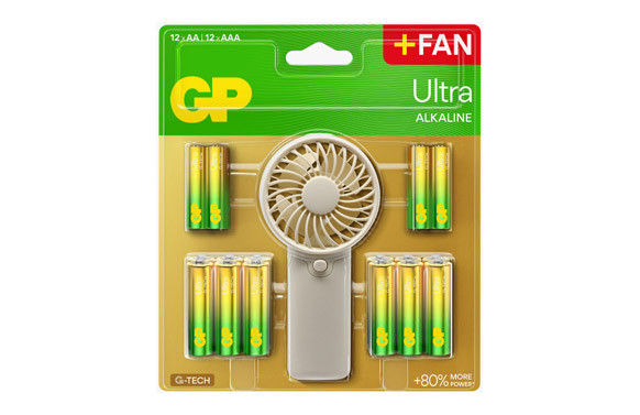 PILAS AA 12PZ + PILAS AAA 12PZ ALCALINAS VENTILADOR PORTATIL DE REGALO