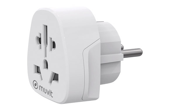 ADAPTADOR UNIVERSAL PARA VIAJE BLANCO