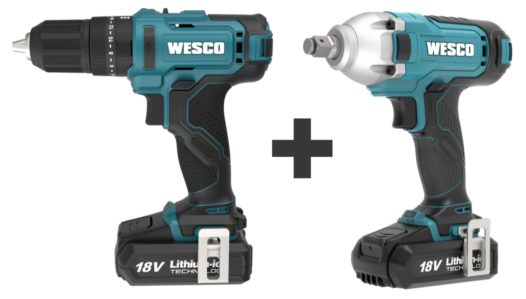 ATORNILLADOR IMPACTO+TALADRO SIN CABLE 180NM + 30NM