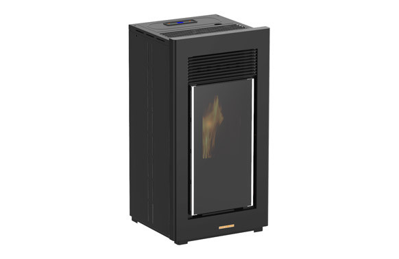 ESTUFA PELLET KALDESIA 11 KW NEGRA