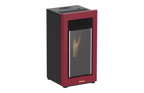 ESTUFA PELLET KALDESIA 11 KW ROJA