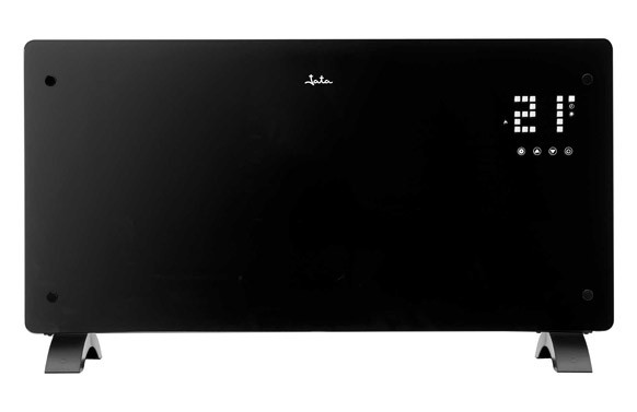 CONVECTOR DE CRISTAL CON WIFI 2000W NEGRO