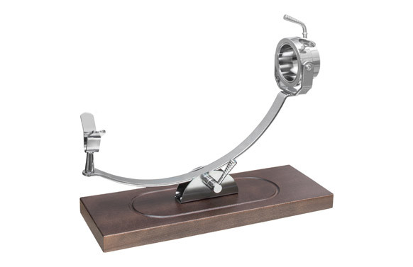 JAMONERO SOBREMESA GIRATORIO PLEGABLE CORDOBA HAYA CAOBA