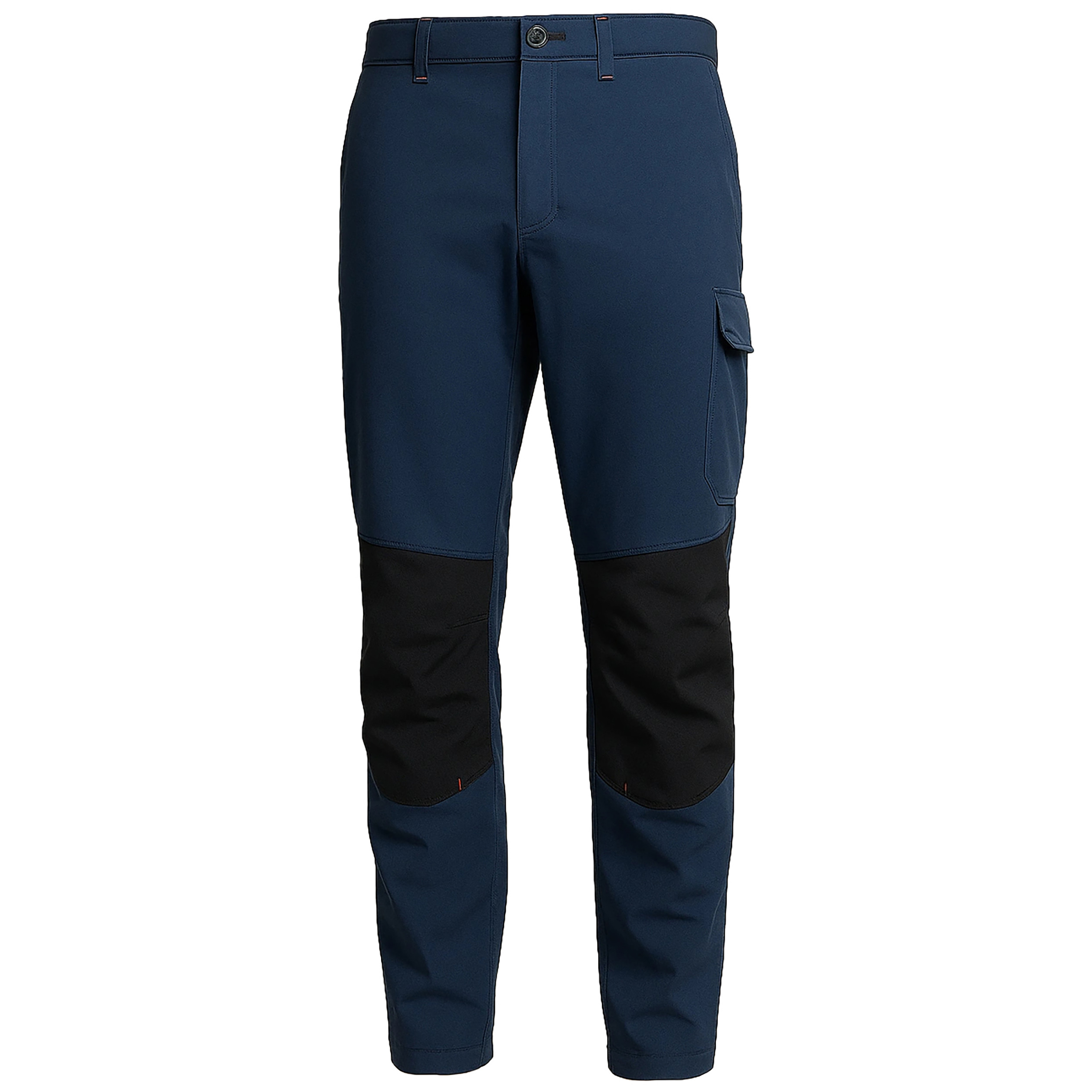 PANTALON MULTIBOLSILLOS 245 GR STRETCH KINETIC AZUL/NEGRO TALLA S