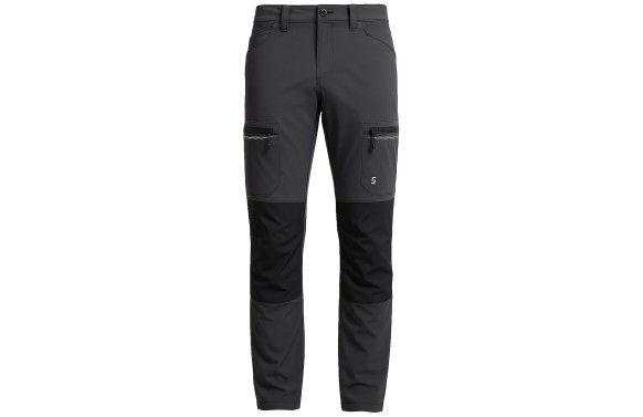 PANTALON MULTIBOLSILLOS 230 GR STRETCH DYNAMIC GRIS/NEGRO TALLA S