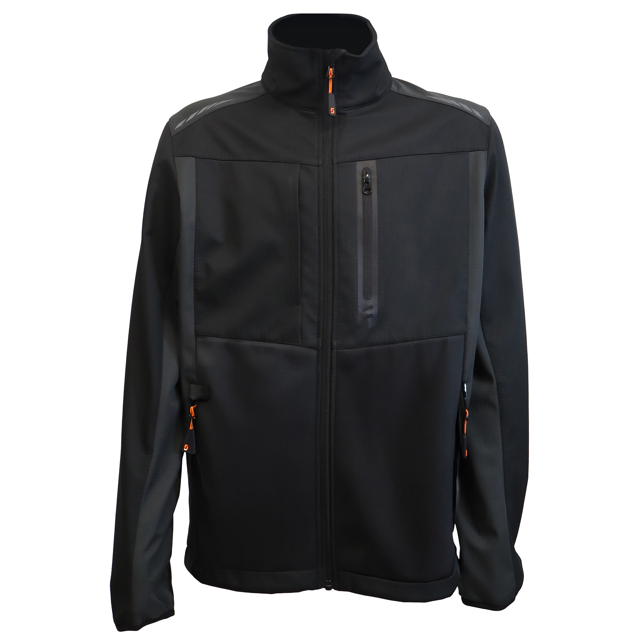 CHAQUETA SOFTSHELL WIND PRO GRIS/NEGRO TALLA 3XL