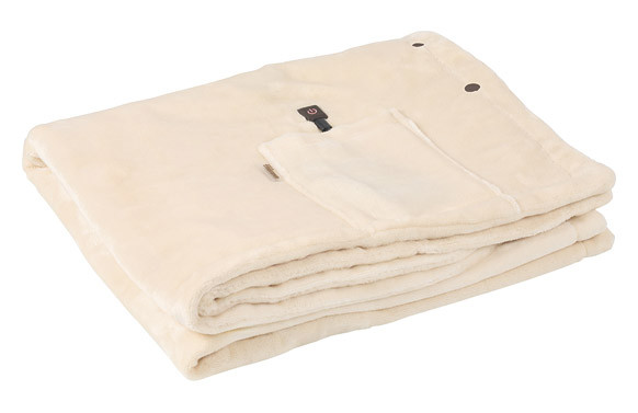 MANTA INALAMBRICA 150X80CM CREMA