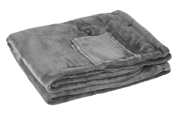MANTA INALAMBRICA 150X80CM GRIS