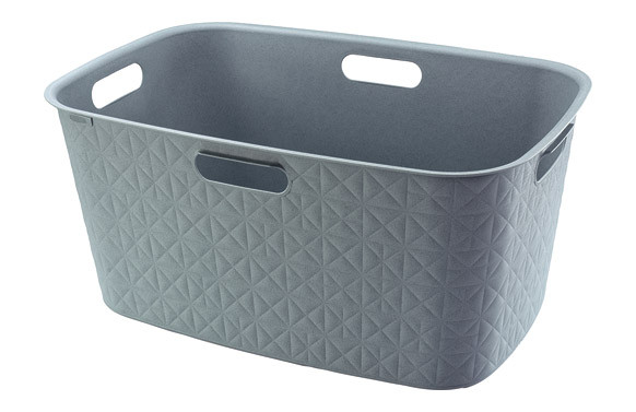 CESTO ROPA L SOFTEX 45L AZUL BRUMA