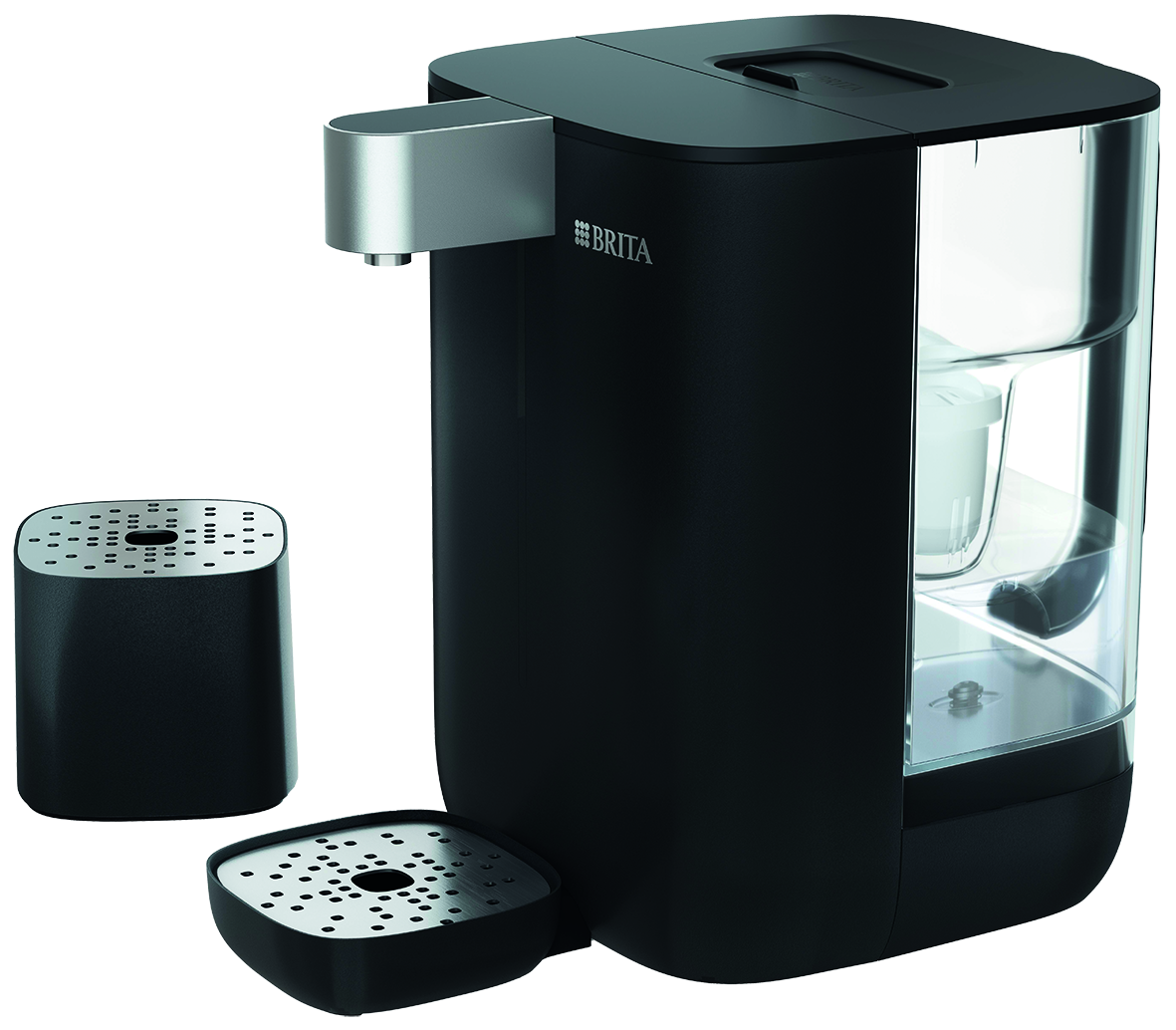 DISPENSADOR/CALENTADOR DE AGUA CUBE NEGRO 4L