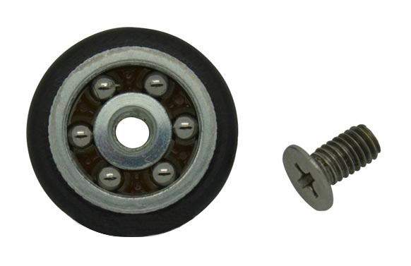 RODAMIENTO MAMPARA 26 MM NEGRO 25 UDS