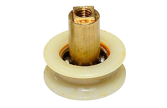 RODAMIENTO MAMPARA TUBO 24 MM BLANCO 12UDS