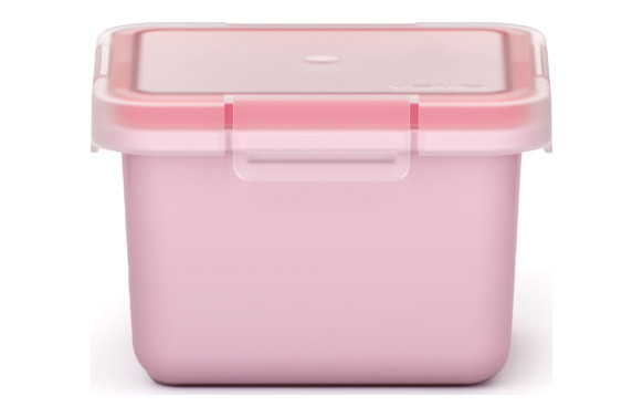 CONTENEDOR HERMETICO 0,4L ROSA PASTEL