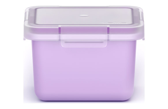 CONTENEDOR HERMETICO 0,4L MALVA PASTEL