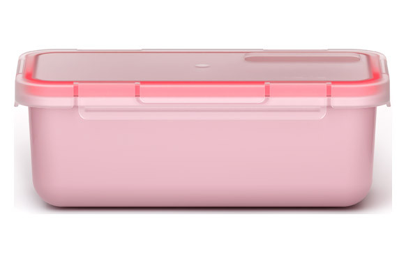 CONTENEDOR HERMETICO 0,75L ROSA PASTEL