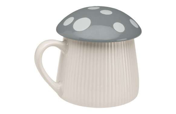 TAZA CON TAPA SETA GRIS 0,39L