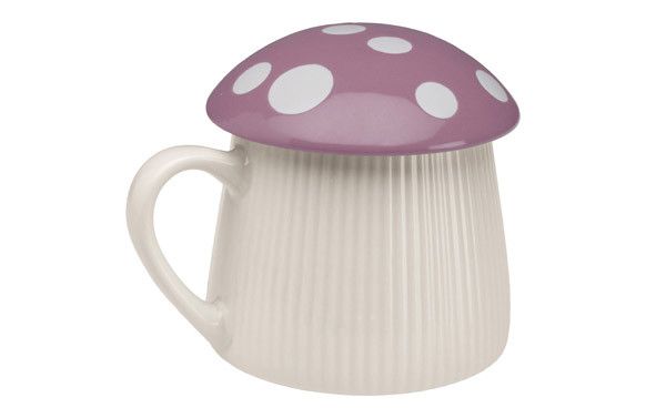 TAZA CON TAPA SETA VIOLETA 0,39L