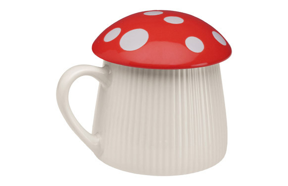 TAZA CON TAPA SETA ROJA 0,39L