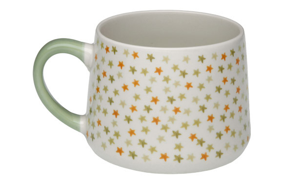MUG CERAMICA ESTRELLA 0,39L 9X9X8CM