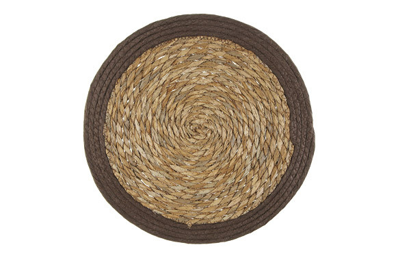 SALVAMANTEL YUTE MARRON Ø 35CM